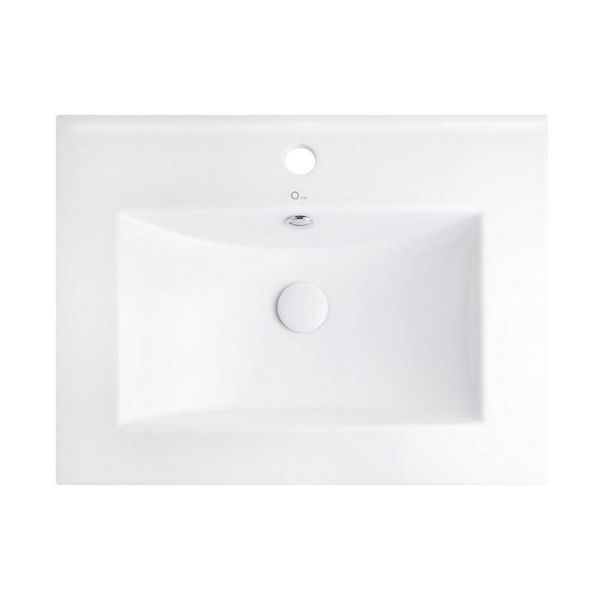 Комплект Qtap Albatross 605х725х460 White тумба подвесная + раковина врезная QT0172TP600D3060CW SD00036097 фото