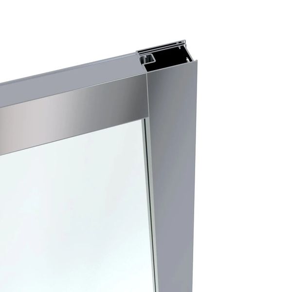 Двері для душової ніші EGER LEXO скляні розсувні трисекційні 195x120см прозорі 6мм профіль хром 599-812/1 599-812/1 фото