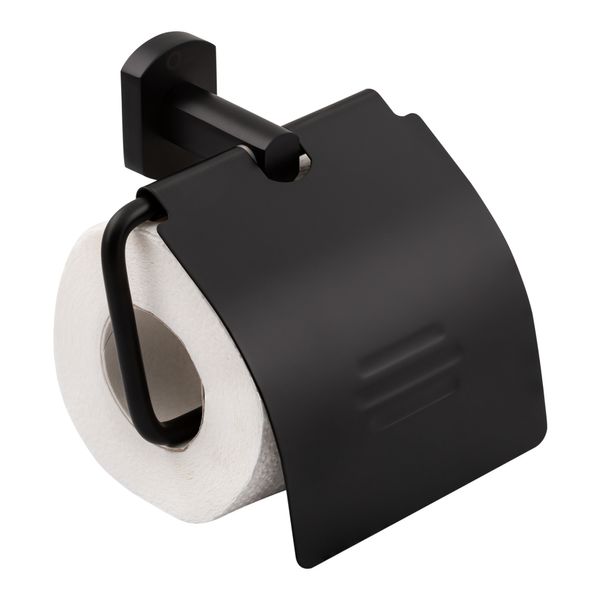 Тримач для туалетного паперу Qtap Liberty QTLIBBLM1151 Black QTLIBBLM1151 фото