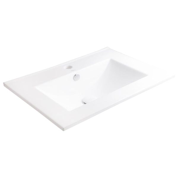 Комплект Qtap Albatross 605х725х460 White тумба подвесная + раковина врезная QT0172TP600D3060CW SD00036097 фото