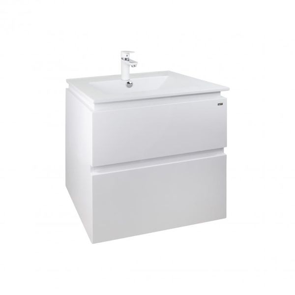 Комплект Qtap Albatross 605х725х460 White тумба подвесная + раковина врезная QT0172TP600D3060CW SD00036097 фото