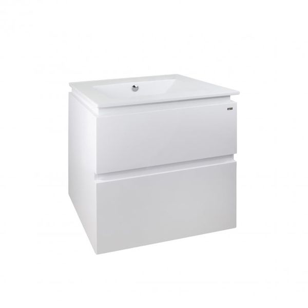 Комплект Qtap Albatross 605х725х460 White тумба подвесная + раковина врезная QT0172TP600D3060CW SD00036097 фото