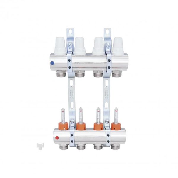 Коллектор Icma 1" 4 выхода, с расходомерами №K013 SD00005233 фото