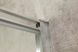 Ширма скляна для душової ніші розсувна двохсекційна EGER bifold 90см x 195см прозрачное скло 5мм профіль хром 599-163-90(h) 599-163-90(h) фото 7