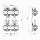 Коллектор Icma 1" 4 выхода, с расходомерами №K013 SD00005233 фото 2