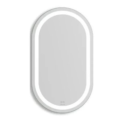 Зеркало в ванную VOLLE LUNA 80x70см c подсветкой сенсорное включение антизапотевание овальное 1648.55148700 1648.55148700 фото