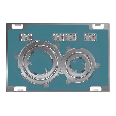 Кнопка слива для инсталляции GEBERIT Sigma21 металлическая двойная глянцевая хром 115.884.00.1 115.884.00.1 фото