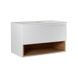 Тумба підвісна Qtap Robin 800х480х470 White/Whitish oak зі стільницею QT1379TPН8001WWO SD00045865 фото 1