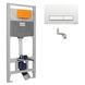 Система інсталяції для унітазу IMPRESE з кнопкою біла глянец i8109 i8109 фото 1