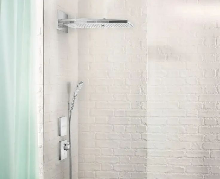 Верхний душ с кронштейном HANSGROHE RAINDANCE 460x300мм латунный черный 24001600 24001600 фото