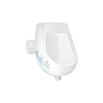 Пісуар підвісний дитячий Qtap Baby 420х300х465 White з малюнком QT2388U460EWD QT2388U460EWD фото