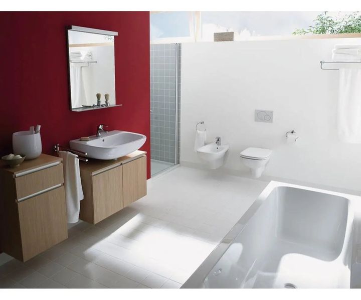 Умивальник підвісний для ванної 600мм x 460мм DURAVIT D-CODE білий напівкругла 23106000002 23106000002 фото