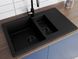 Кухонна мийка LAPAS black Miraggio 15201 фото 1