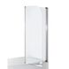 Шторка стеклянная для ванны оборачиваемая двухсекционная распашная 138см x 120см EGER стекло прозрачное 5мм профиль белый 599-121W 599-121W фото 3