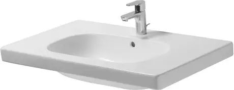 Умивальник підвісний у ванну 850мм x 480мм DURAVIT D-CODE білий прямокутна 03428500002 03428500002 фото