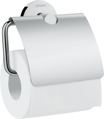 Держатель туалетной бумаги Hansgrohe Logis Universal 41723000, с крышкой 41723000 фото