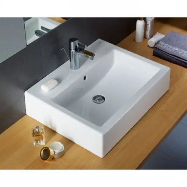 Умивальник підвісний для ванної 500мм x 460мм KOLO TWINS білий прямокутна L51150000 L51150000 фото