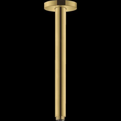 Кронштейн потолочный HANSGROHE для верхнего душа 300мм латунный золото 27389990 27389990 фото