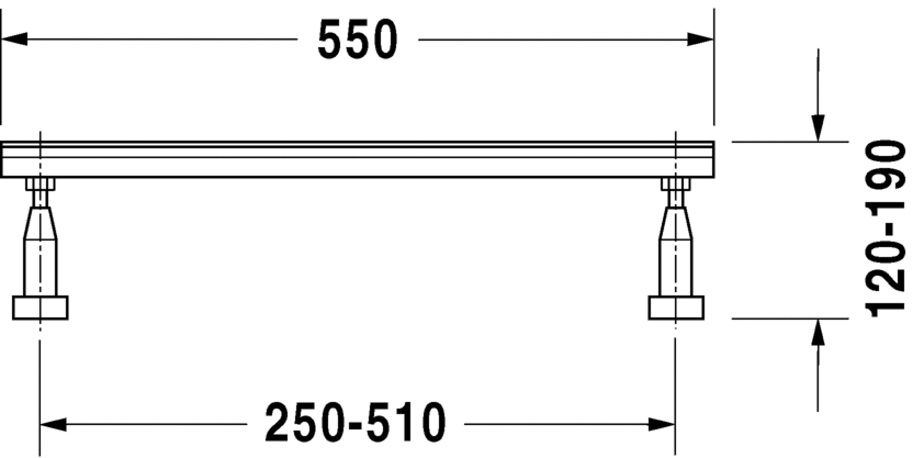 STARCK Ножка для ванны 5058 фото