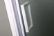 Перегородка скляна для душової ніші розпашна EGER 70см x 185см матовое скло 5мм профіль білий 599-111 599-111 фото 2
