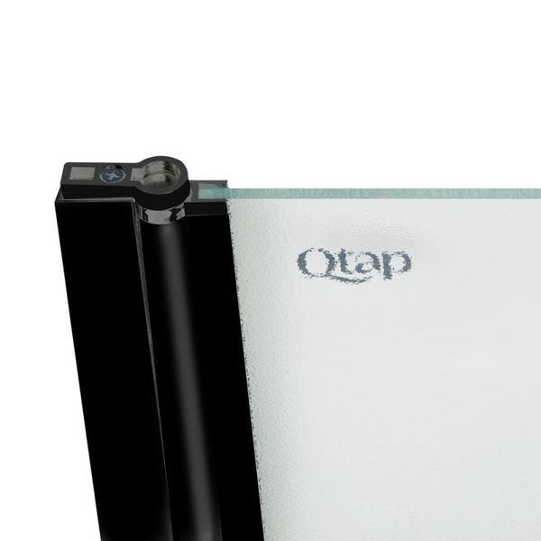 Штора на ванну Qtap Standard BLM407513APL стекло Pear 6 мм, 75х130 см, левая SD00051928 фото