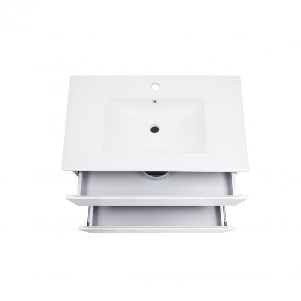 Комплект Qtap Albatross 810х725х460 White тумба подвесная + раковина врезная QT0172TP800D3080CW SD00044931 фото