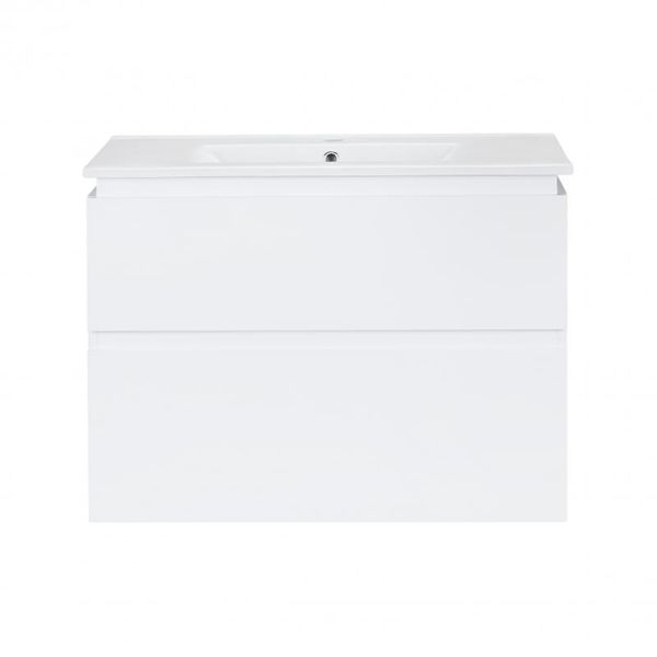 Комплект Qtap Albatross 810х725х460 White тумба подвесная + раковина врезная QT0172TP800D3080CW SD00044931 фото