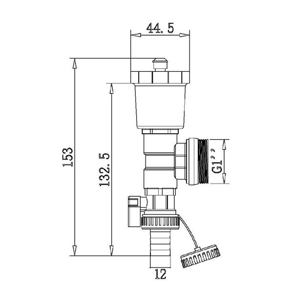 Торцева група SD Forte 1" для колектора SFE00725 SD00021201 фото