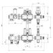 Коллекторная группа Icma 1" 2 выхода, с расходомером №K0111 SD00005137 фото 2