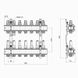 Коллектор Icma 1" 7 выходов, с расходомерами №K013 SD00005242 фото 2