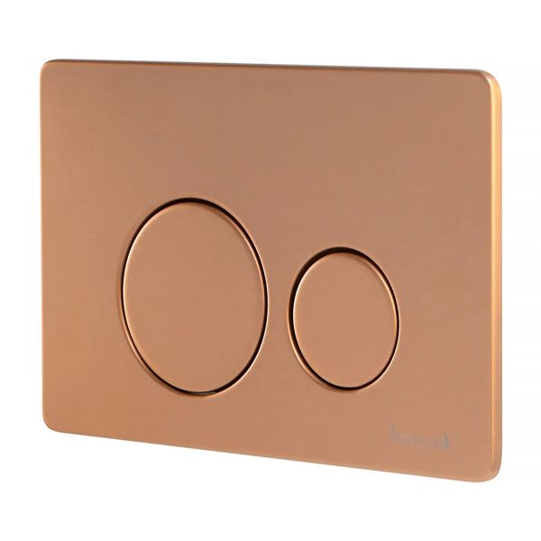 Кнопка зливу для інсталяції IMPRESE нержавійка подвійна глянцева рожеве золото i7111SR i7111SR фото