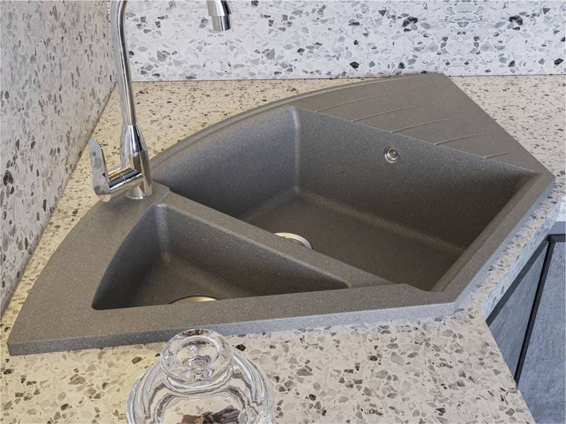 Кухонна мийка EUROPE gray Miraggio 15218 фото