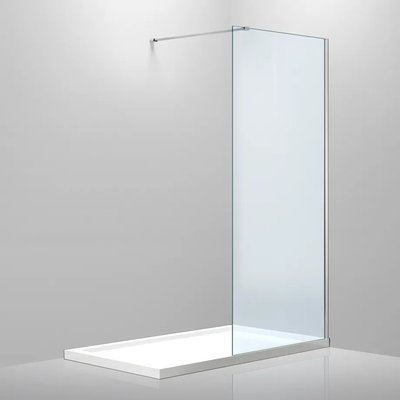 Перегородка стеклянная для душа 100см x 200см VOLLE Walk-In стекло прозрачное 8мм 18-08-100H 18-08-100H фото