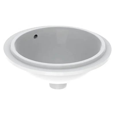 Раковина врізна для ванної під стільницю 390мм x 390мм GEBERIT VariForm білий кругла 500.745.01.2 500.745.01.2 фото