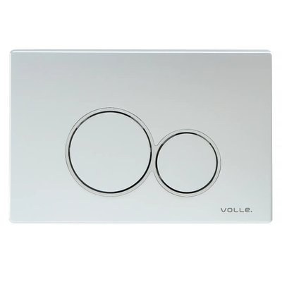 Кнопка зливу для інсталяції VOLLE VISO EVO пластикова подвійна матована хром 222122 222122 фото