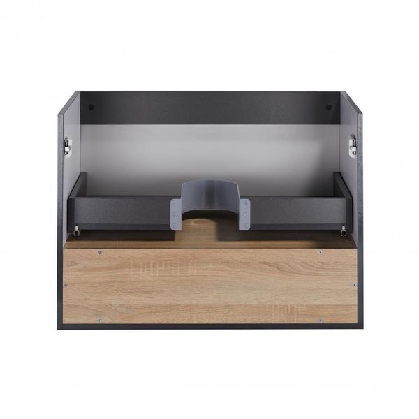 Тумба подвесная Qtap Robin 800х580х500 GRAPHITE/WHITISH OAK QT1374TPВ8002NGWO SD00050536 фото