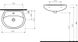 Умывальник подвесной для ванной 495мм x 410мм KOLO IDOL белый полукруглая M1115000U M1115000U фото 2