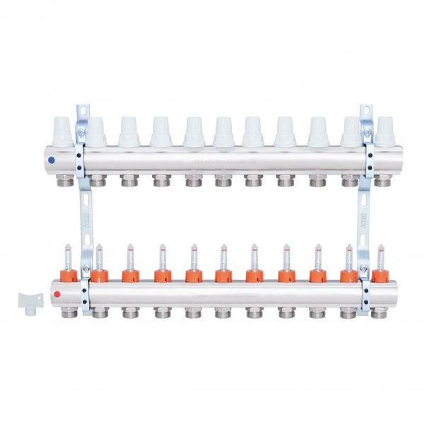 Колектор Icma 1" 11 виходів, з витратомірами №K013 SD00005250 фото