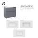 Тумба напольная Qtap Scorpio 800х825х500 GRAPHITE QT1473TNВ802NG SD00050541 фото 11