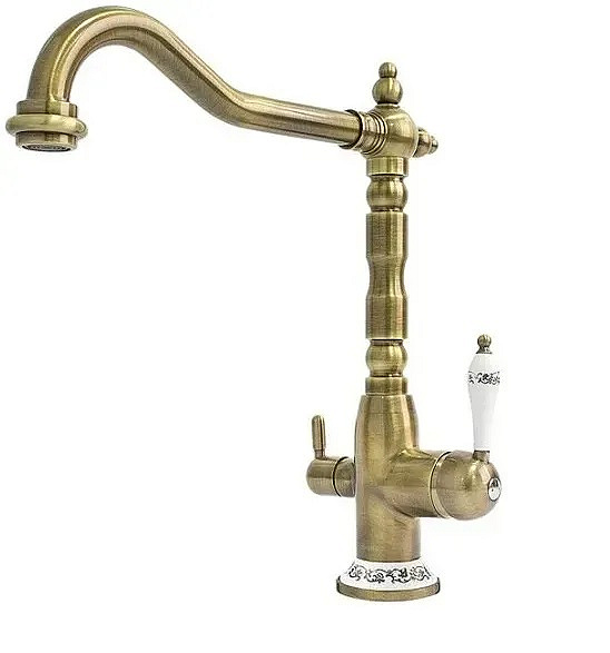 Комбінований змішувач FABIANO FKM FKM 314 Brass Antique Комбінований змішувач FABIANO FKM FKM 314 Brass Antique