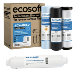 Комплект картриджів Ecosoft CHV3ECO + поствугіль Ecosoft Комплект картриджів Ecosoft CHV3ECO + поствугіль Ecosoft