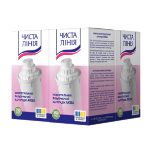 Комплект картриджів Чиста Лінія Аква (4шт) Комплект картриджів Чиста Лінія Аква (4шт)
