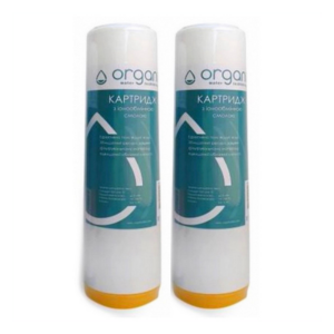 Комплект картриджів з іонообмінною смолою Organic DS10SL (Х2) Комплект картриджів з іонообмінною смолою Organic DS10SL (Х2)