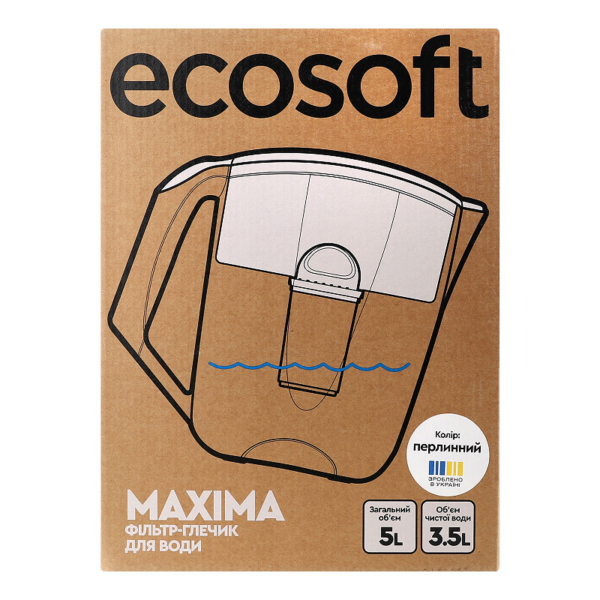 Фільтр-глечик Ecosoft Максима аквагрін Фільтр-глечик Ecosoft Максима аквагрін