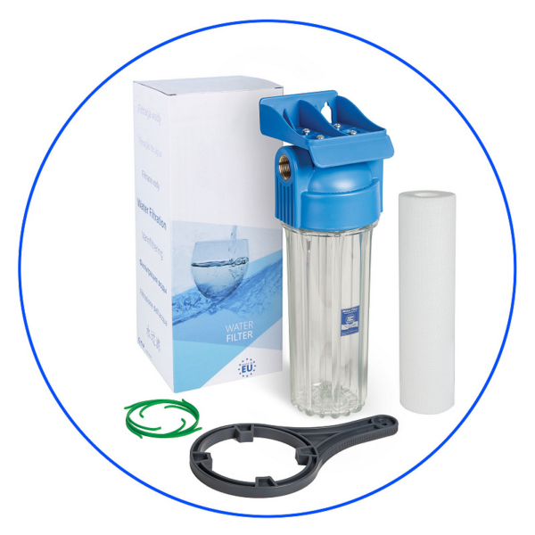 Магістральний фільтр Aquafilter FHPR1-HP1 картридж у комплекті Магістральний фільтр Aquafilter FHPR1-HP1 картридж у комплекті