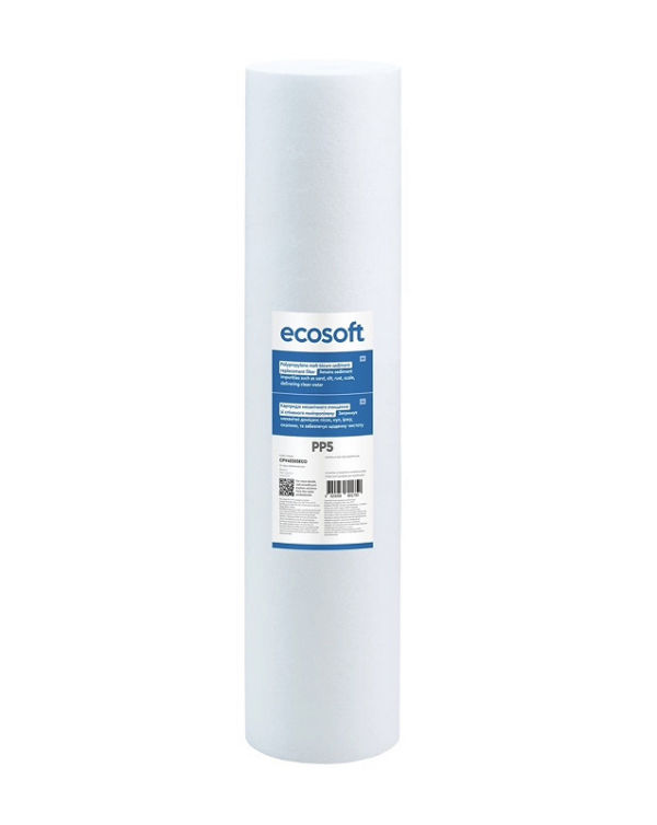 Змінні картриджи (2 шт) зі спіненого поліпропілену Ecosoft 4,5”x 20” 20 мкм ( CPV45204ECO) Змінні картриджи (2 шт) зі спіненого поліпропілену Ecosoft 4,5”x 20” 20 мкм ( CPV45204ECO)