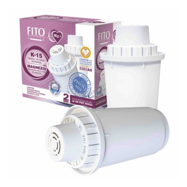 Комплект картриджів Fito Filter K-15 (2 шт) Mg+ магній для фільтрів глечиків Аквафор (діаметр 70 мм) Комплект картриджів Fito Filter K-15 (2 шт) Mg+ магній для фільтрів глечиків Аквафор (діаметр 70 мм)