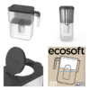 Фільтр-глечик Ecosoft Slim графітовий Фільтр-глечик Ecosoft Slim графітовий
