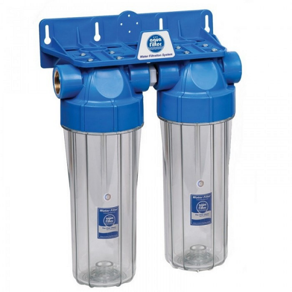 Корпус фільтра Aquafilter FHPRCL12-B-TWIN Корпус фільтра Aquafilter FHPRCL12-B-TWIN