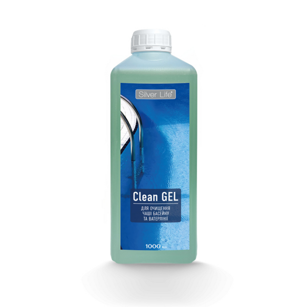 Silver Life для очищення чаші басейну від нальоту (Clean Gel),1 л Silver Life для очищення чаші басейну від нальоту (Clean Gel),1 л